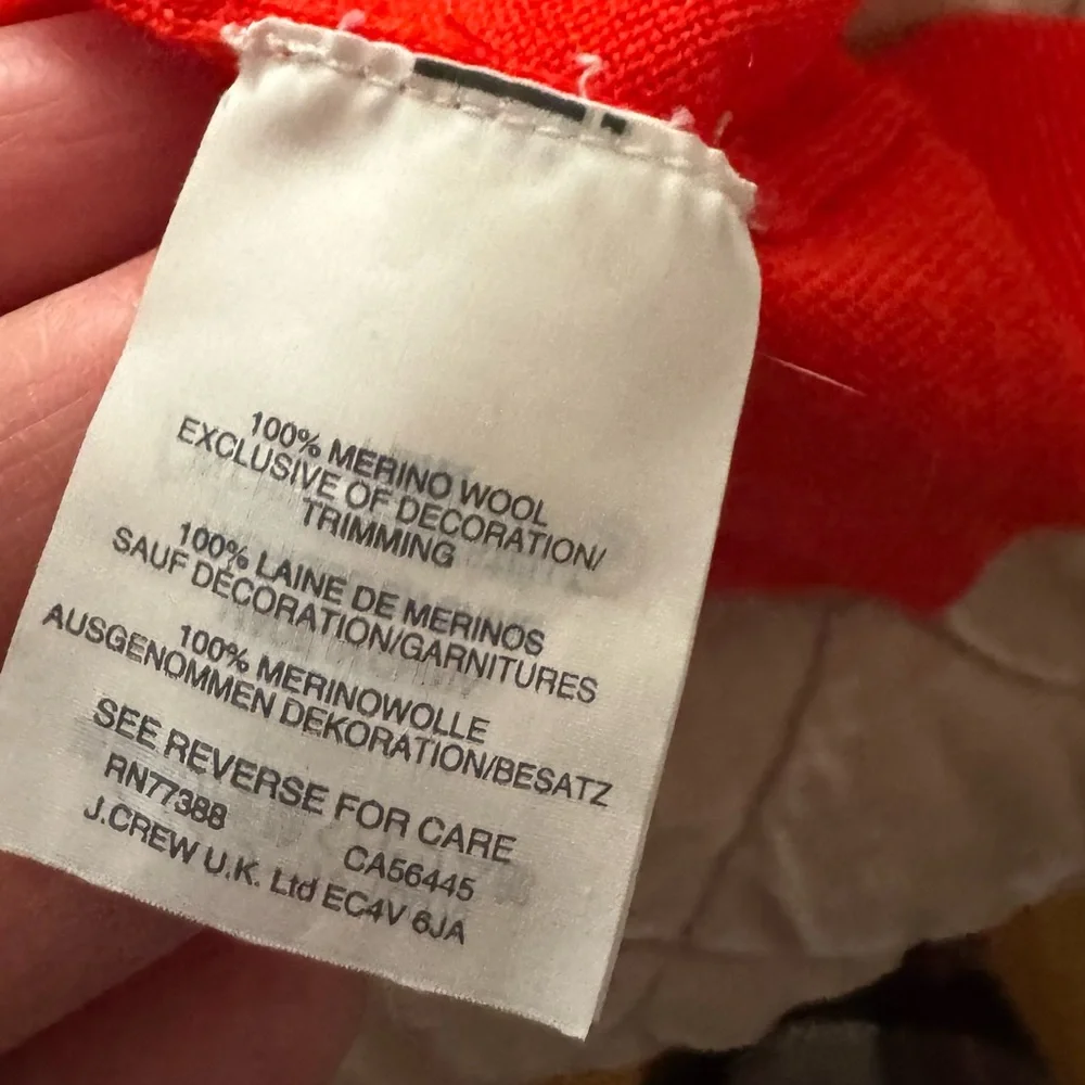 J.Crew Tippi Apres Ski Merino Wool Sweater, Large